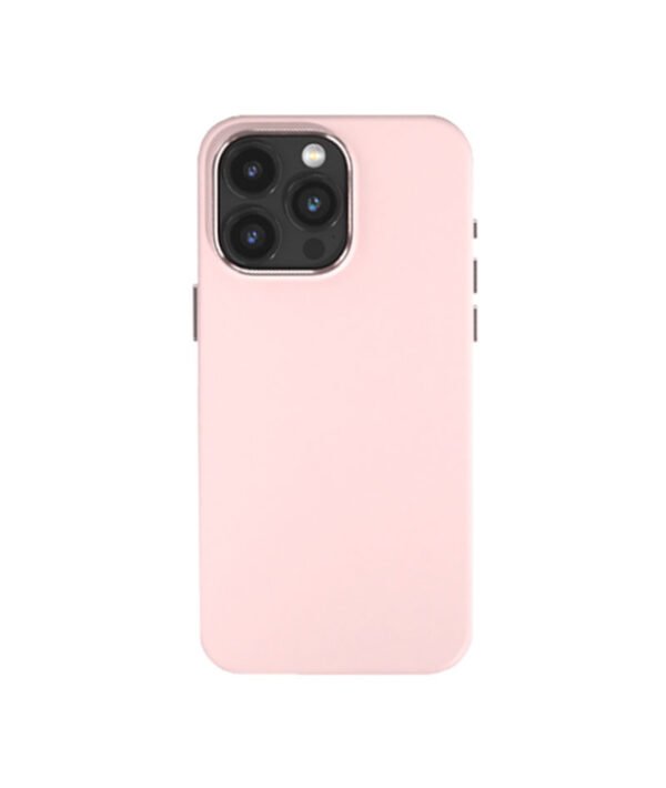 COMMA iPhone 16, 16 Pro Max Nature Series Magnetic Silicone Case(Light Pink)