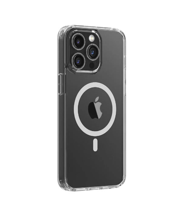 DEVIA iPhone 16, 16 Plus, 16 Pro, 16 Pro Max Pure Clear Magnetic Shockproof Case(Clear)