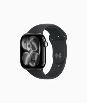 Watch Series 11 | 46mm | Jet Black Aluminum | Rubber | Black Sport Band | M/L | GPS