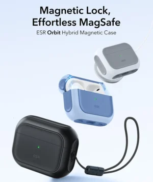 AirPods Pro 3 Orbit Hybrid Magnetic Case | Black