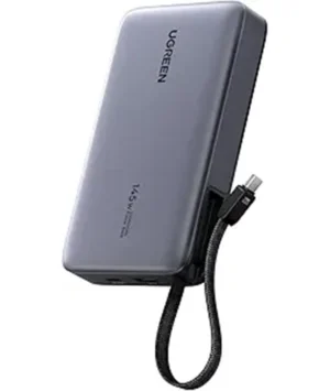 UGREEN 20000mAh 67W 1C1A Power Bank with Built-in Cable (3C Version)