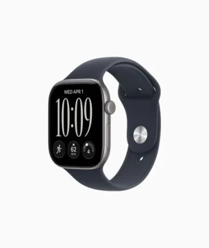 Watch Series 12 | 46mm | Space Gray Aluminum Case | Navy Blue Sport Band- M/L | GPS